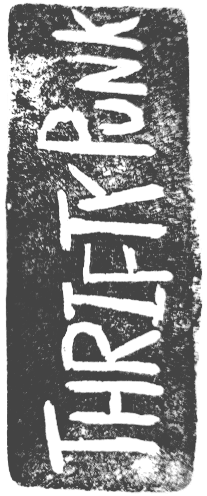 stamped text that says 'ThriftyPunk'